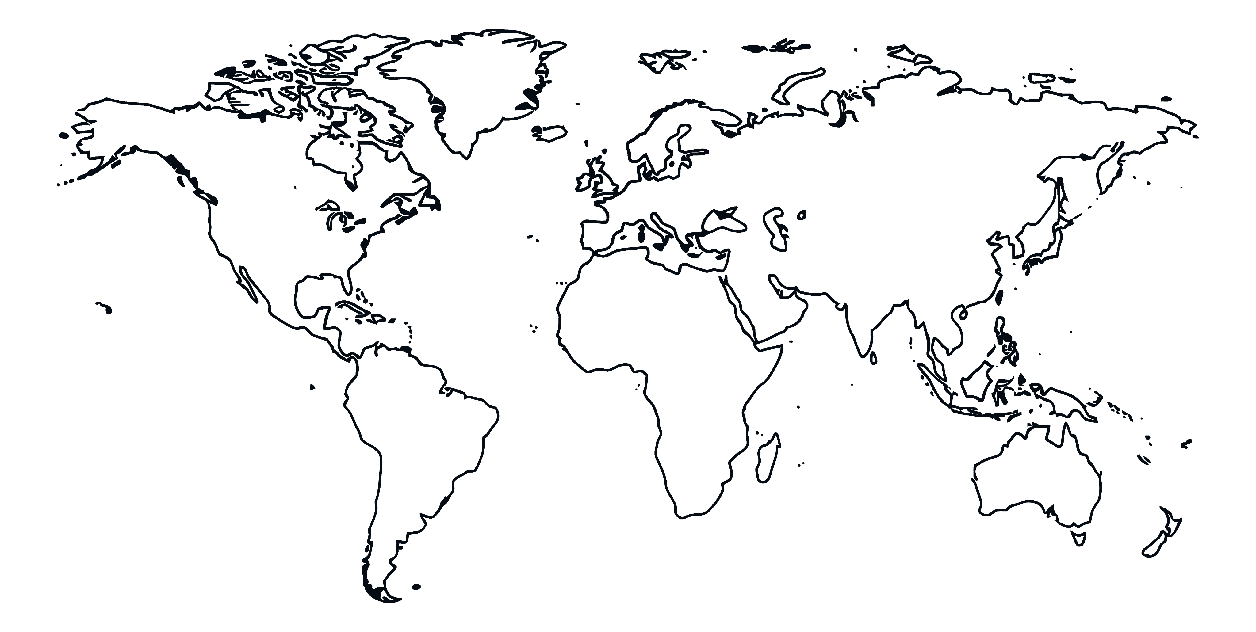 Global User Distribution Map